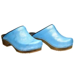 Sanita Laerke Wooden Clogs in Blue (7450050)