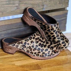 Sanita Leopard Danish Clogs (1706199)