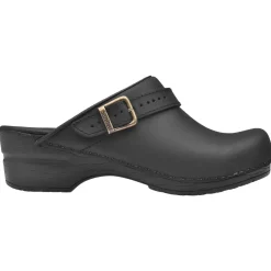 Sanita Morse Oiled Danish Clogs in Black (1200038)