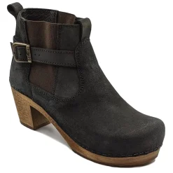 Sanita Peggy-Sue Jodhpur Clog Boots in Black (454222)