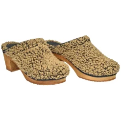 Sanita Shearly Block Heel Woolly Clogs (479900)