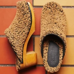 Sanita Shearly Block Heel Woolly Clogs (479900)