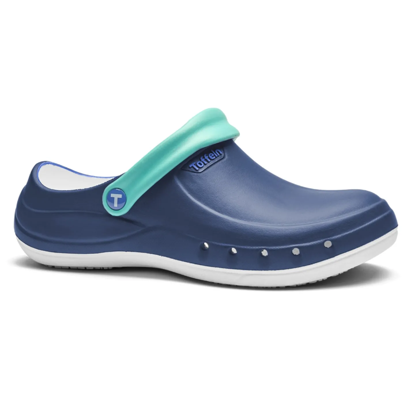 Toffeln Ezi Klog V2 0865 - Navy Blue/Aqua