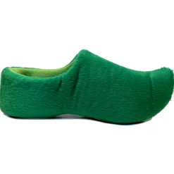 World of Clogs Dutch Clog Slippers in Elf Green